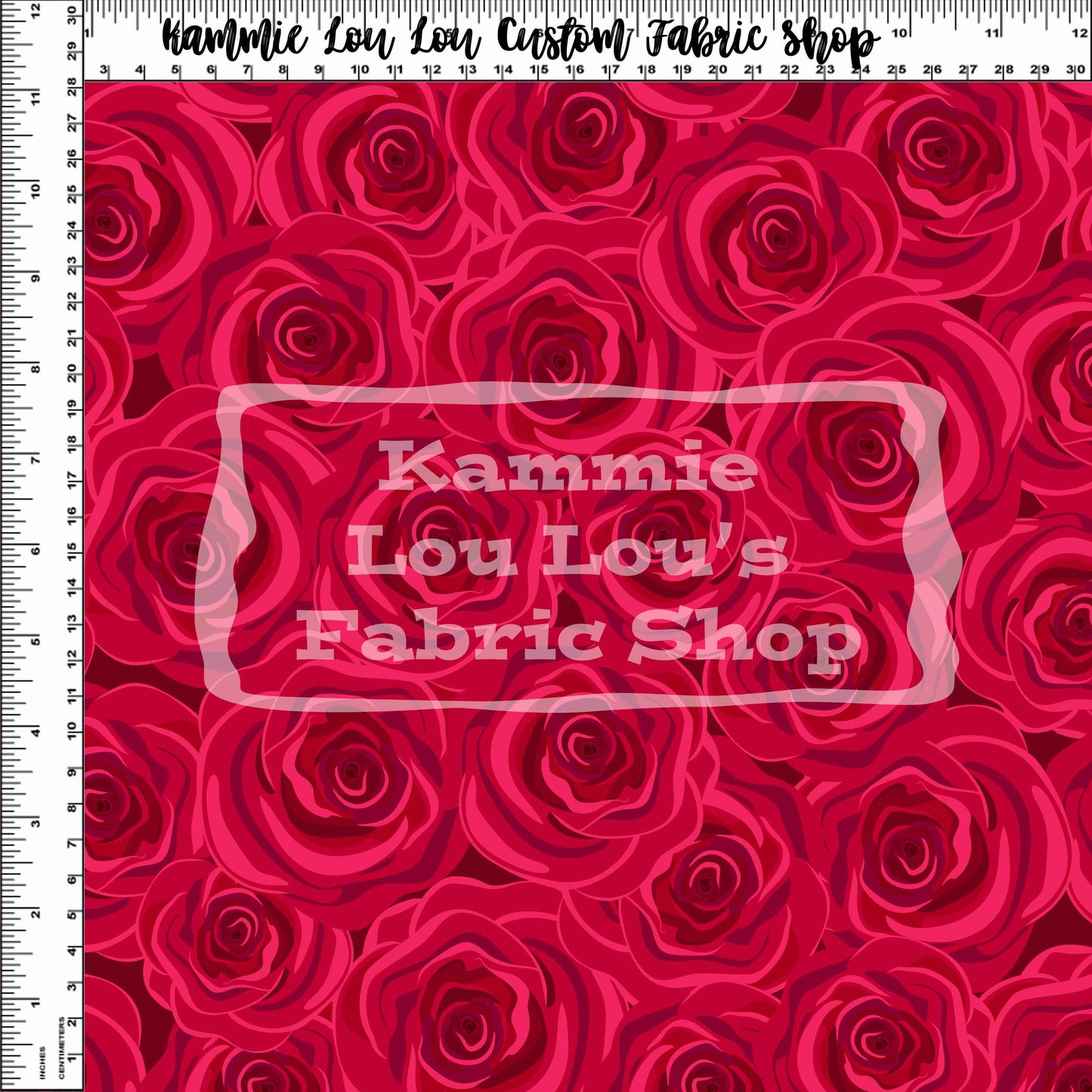R115 Psychedelic Tea Party - Red Roses