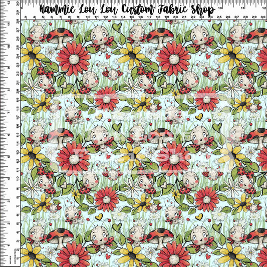 R116 - Little Ladybug - Small Scale - Aqua