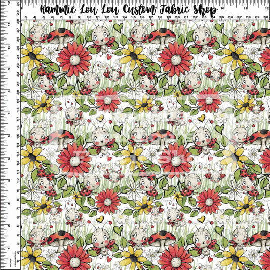 R116 - Little Ladybug - Small Scale - White