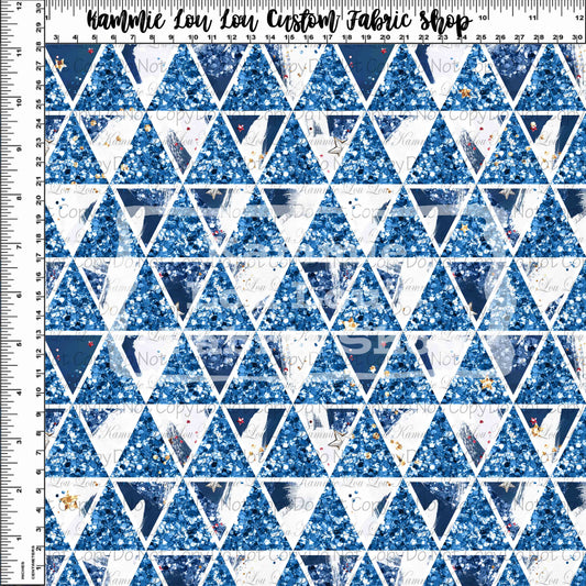 R116 Bless the USA - Main - Blue Glitter Triangles