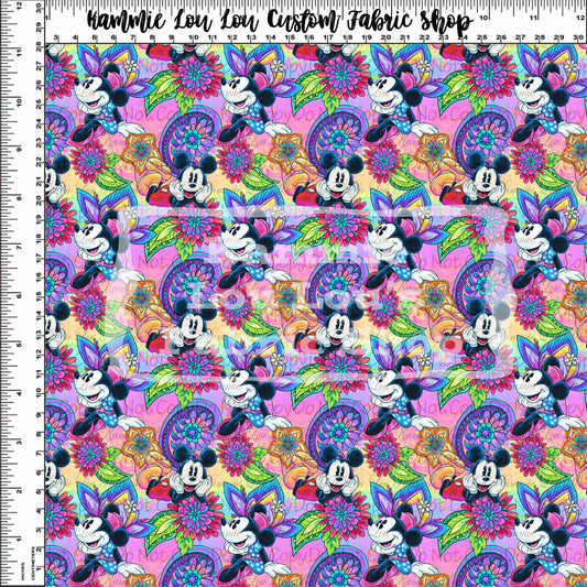 Paisley Mouse - Simple Toss - Small Scale - Rainbow