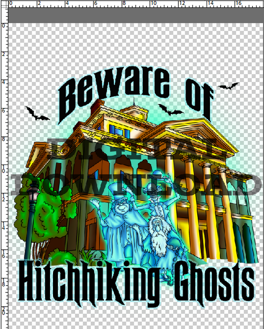Not So Haunted Halloween - Ghosts Beware - Digital Download PNG Transparent