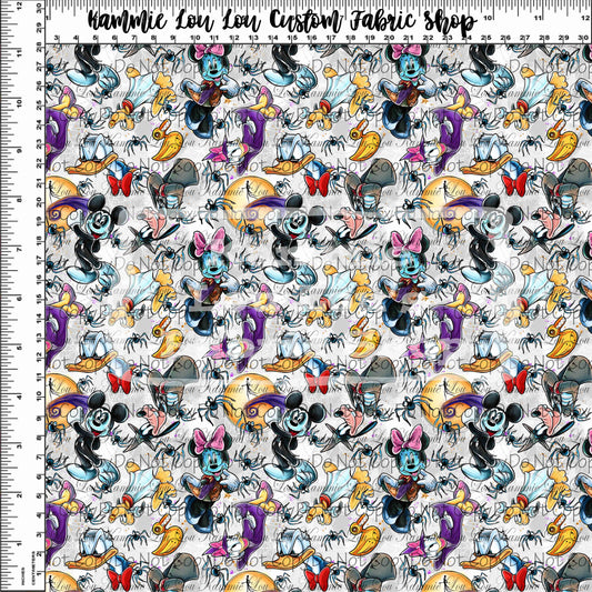 R119 Jack-O-Lantern - Main Design - White - small Scale