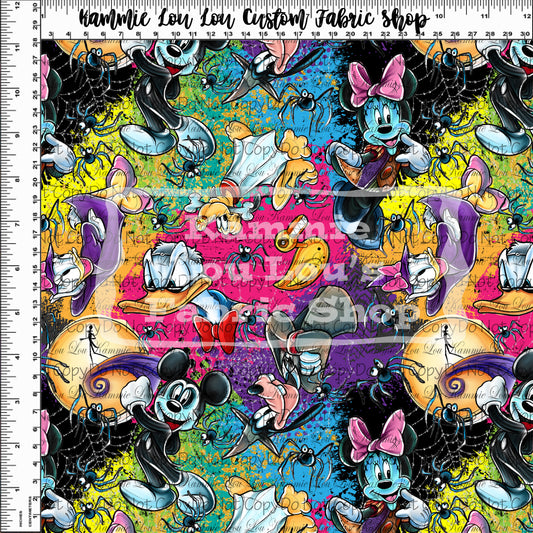 R119 Jack-O-Lantern - Main Design - rainbow - Regular Scale