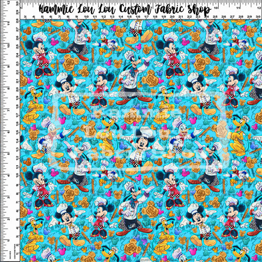 The Chef's Place - Main Design - Small Scale - Dark Teal