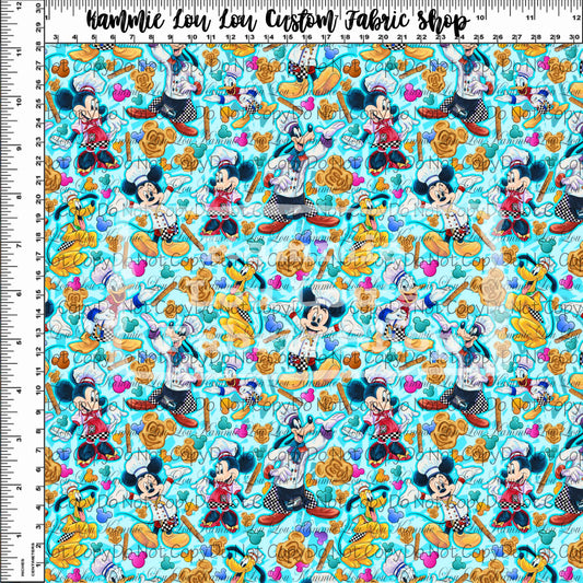 The Chef's Place - Main Design - Small Scale - Light Teal