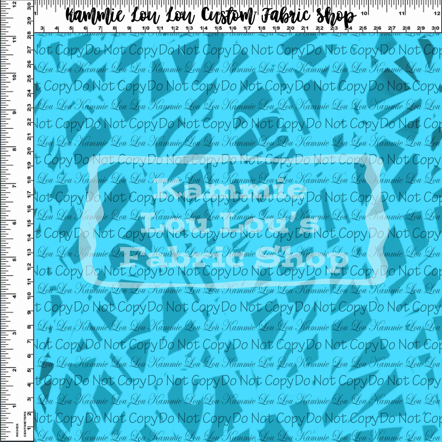 The Chef's Place - Scribbles - Teal