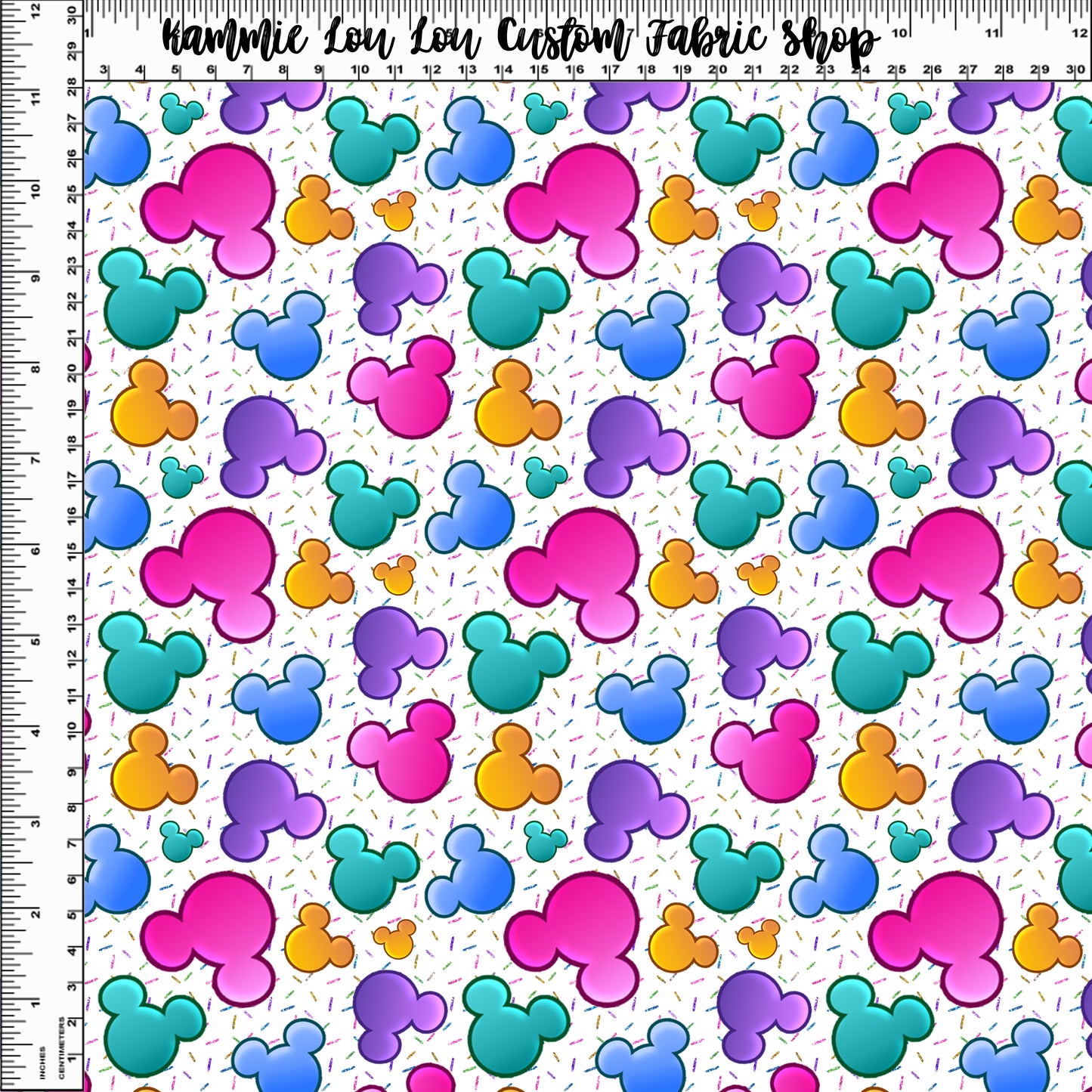The Chef's Place - Sprinkle Silhouettes - White