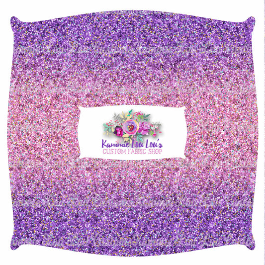 R120 - Flower and Garden - Ombre Glitter - Purple to Pink