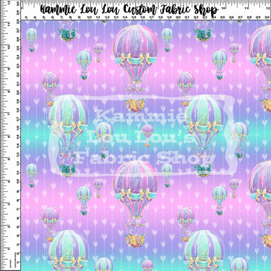 R120 - Whimsical Carousel Balloon Ride - Small Scale - Ombre