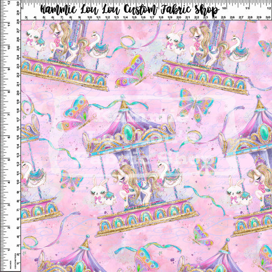 R120 - Whimsical Carousel Carousel - Regular Scale - Pink