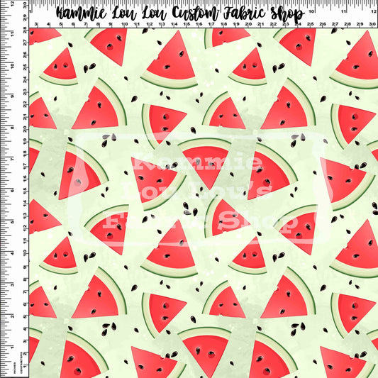 R121 Watermelon Delight - Slice Toss Green