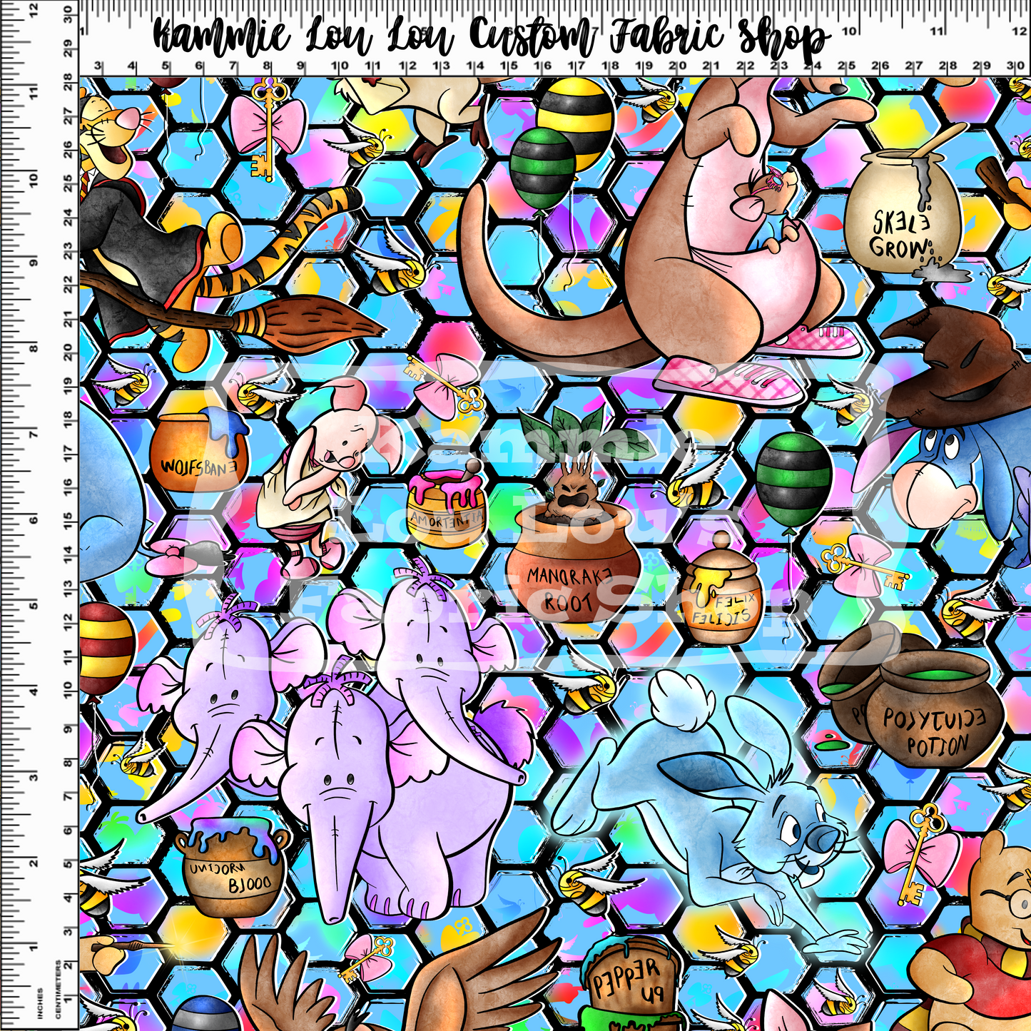 R123 Pooh Potter - PP BLUE