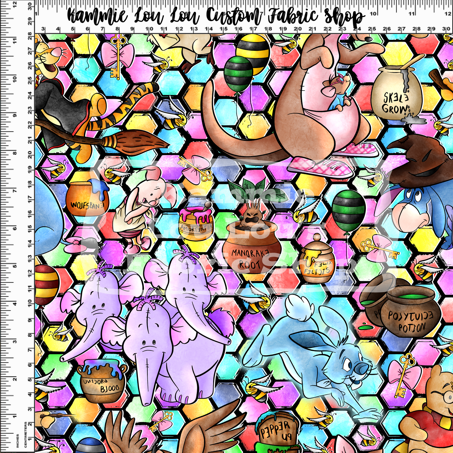 R123 Pooh Potter - PP COLOUR HEX BLACK