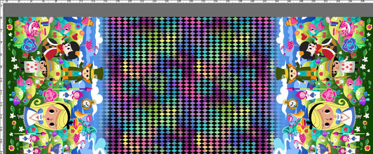Wonderland - Double Border - Black Diamond