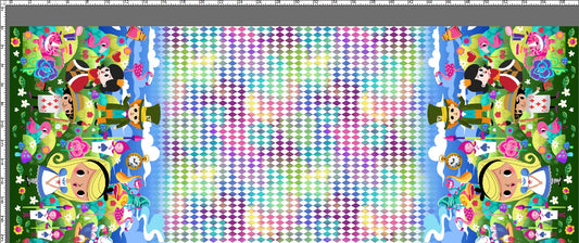 Wonderland - Double Border - Rainbow Diamond
