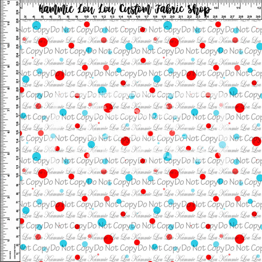 R124 Crazy Cat - Dots on White