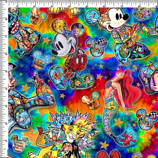 R124 Magic Art Finale - Main Character Toss - Tie Dye