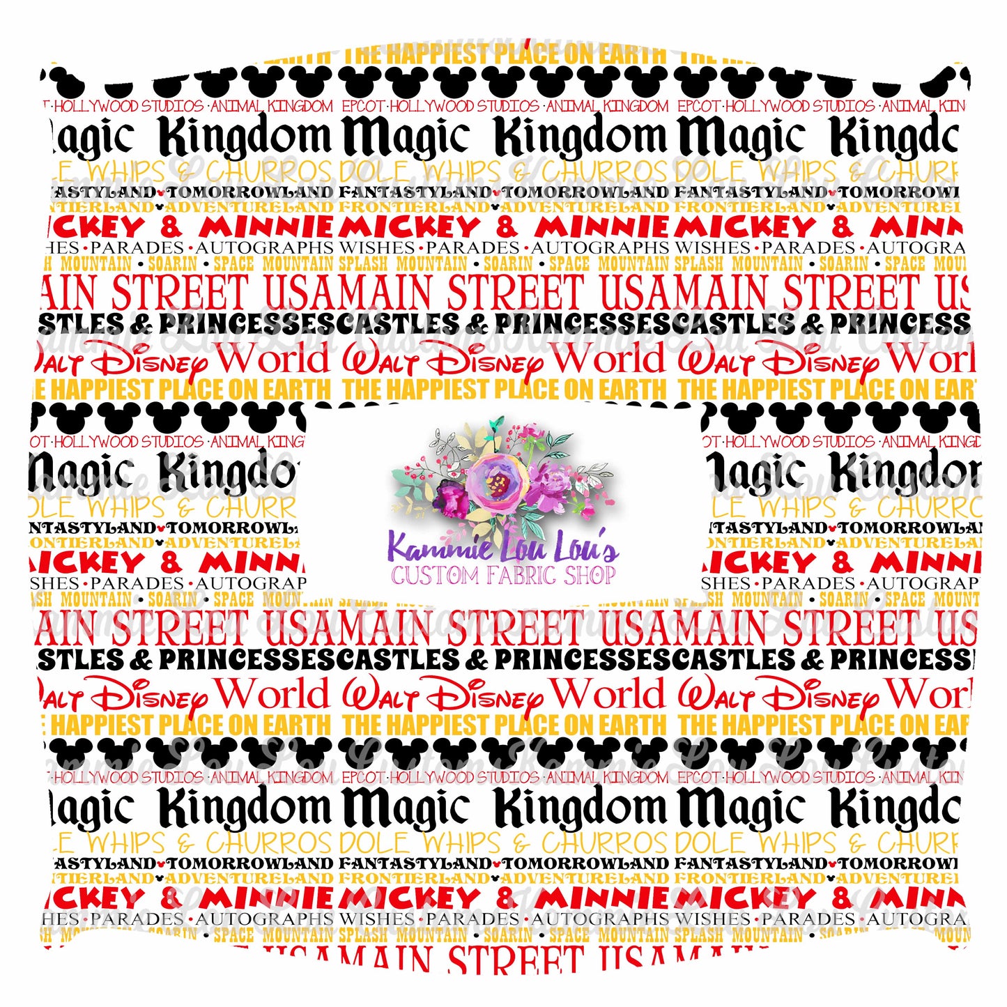 R124 Magical Escape - Classic Mouse - Magic Kingdom Text