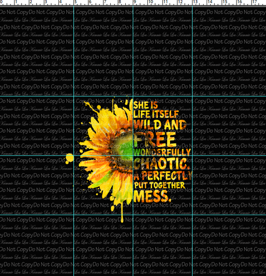R124 Wildflowers - Panel - CHILD - Wild & Free