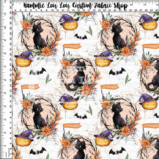 R125 Happy Halloween - Cat Cameo White