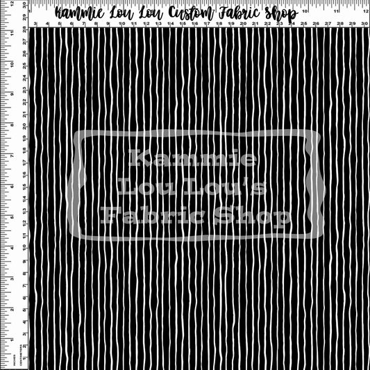 J+S Forever - Skelly Stripes - BLACK