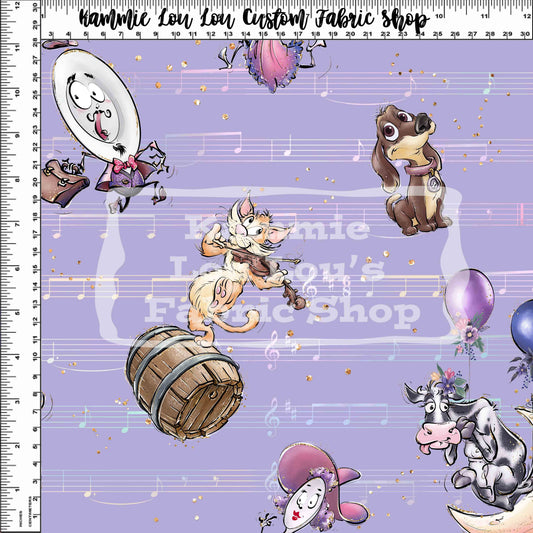 R125 Nursery Rhymes - Main Toss - Lavendar