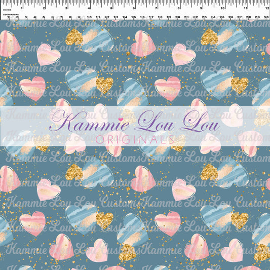 R129 Mom & Me Blue Hearts