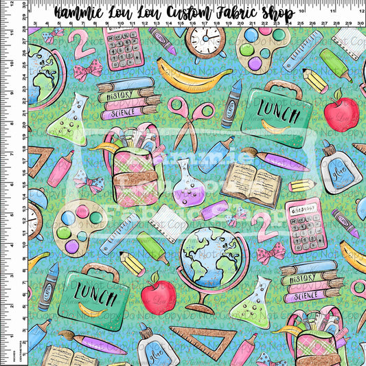 School Days - Blackboard Collection - Green Toss