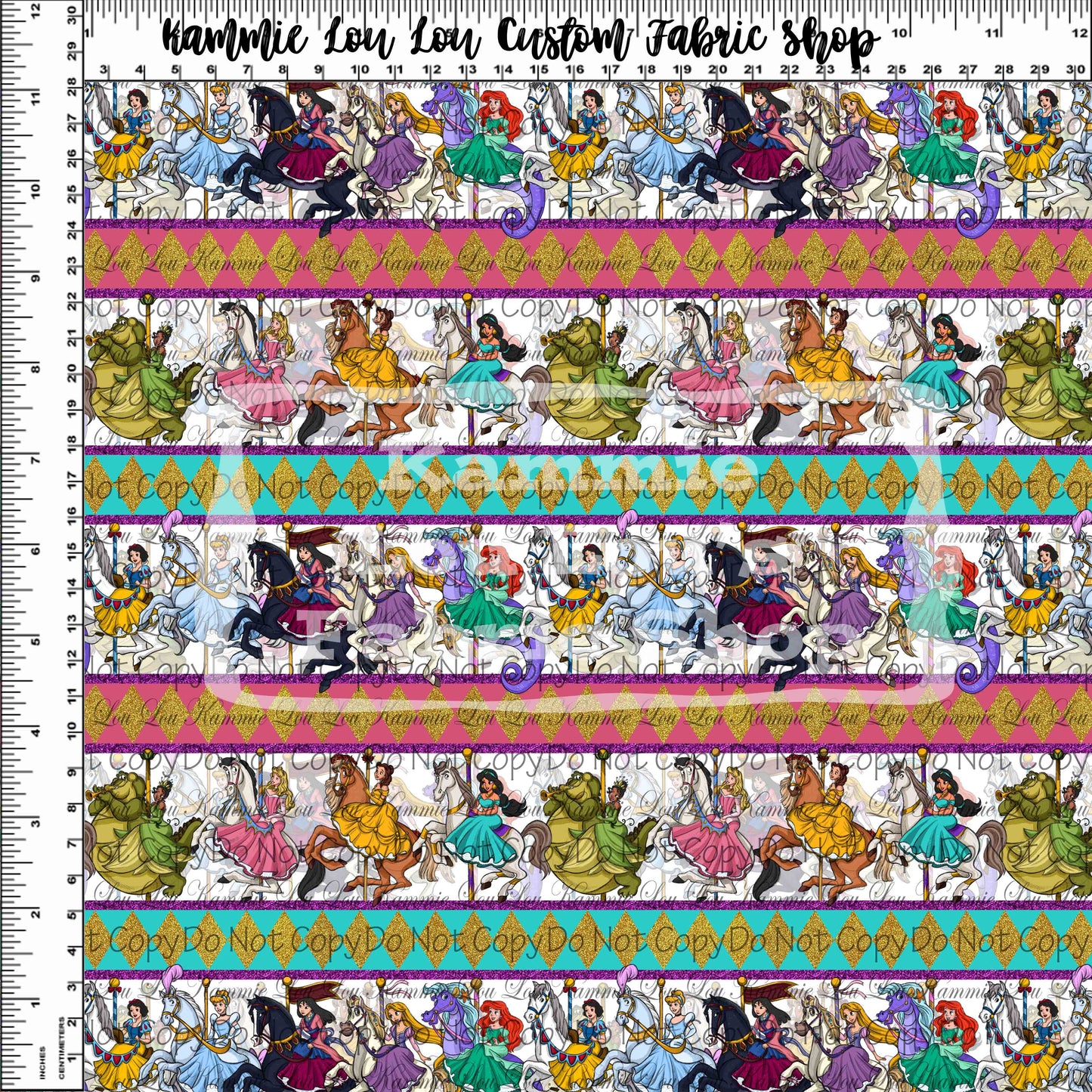 Carousel Dreams - Rows - Small Scale