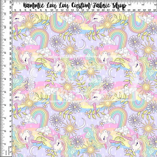 Sunshine & Unicorns - Main - Pastel - Small Scale