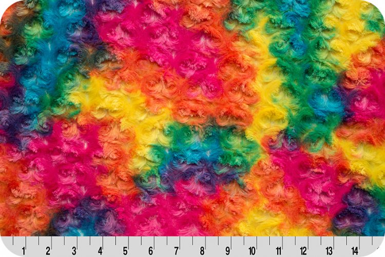 Endless Essentials: Minky Basics - Cuddle® Rose - Rainbow Vibrant