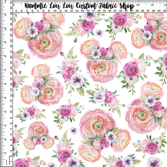 R109 TOP 50 - Best Day Ever - Floral Silhouettes Pink